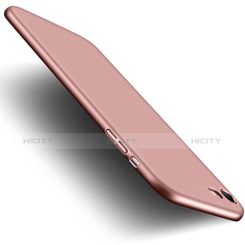 Apple iPhone 7用ハードケース プラスチック 質感もマット アンド指輪 アップル ピンク