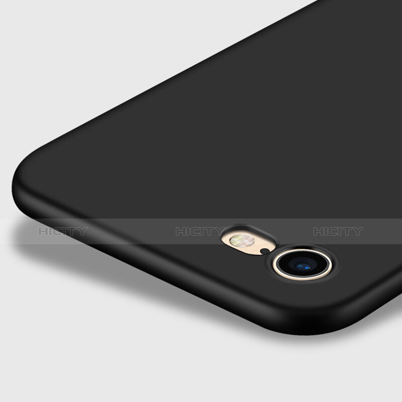 Apple iPhone 7用ハードケース プラスチック 質感もマット アンド指輪 アップル ブラック