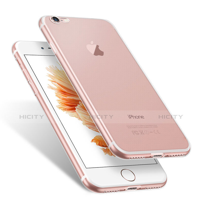 Apple iPhone 7用極薄ソフトケース シリコンケース 耐衝撃 全面保護 クリア透明 T05 アップル クリア