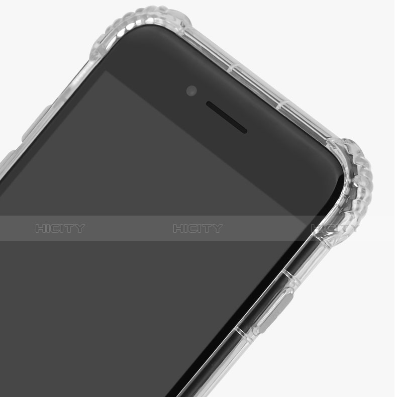 Apple iPhone 7用極薄ソフトケース シリコンケース 耐衝撃 全面保護 クリア透明 T10 アップル クリア