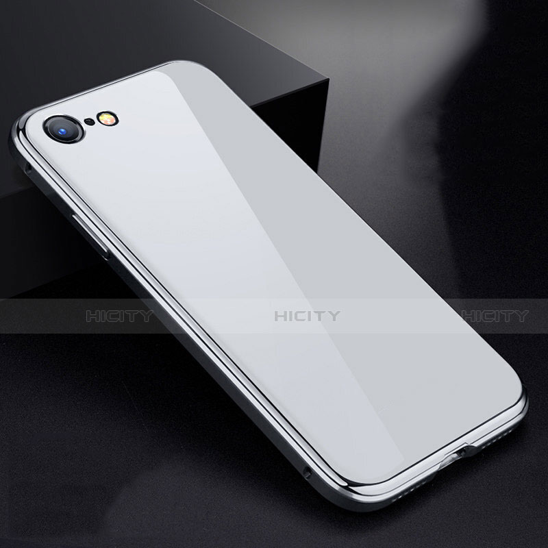 Apple iPhone 7用ケース 高級感 手触り良い アルミメタル 製の金属製 360度 フルカバーバンパー 鏡面 カバー アップル 