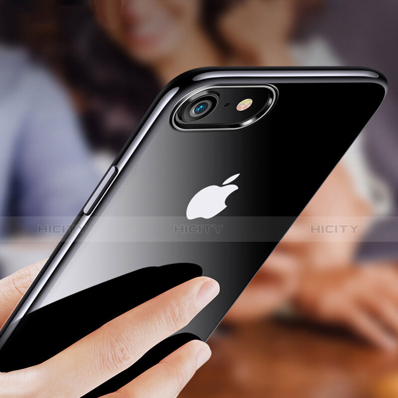 Apple iPhone 7用極薄ソフトケース シリコンケース 耐衝撃 全面保護 クリア透明 C01 アップル 