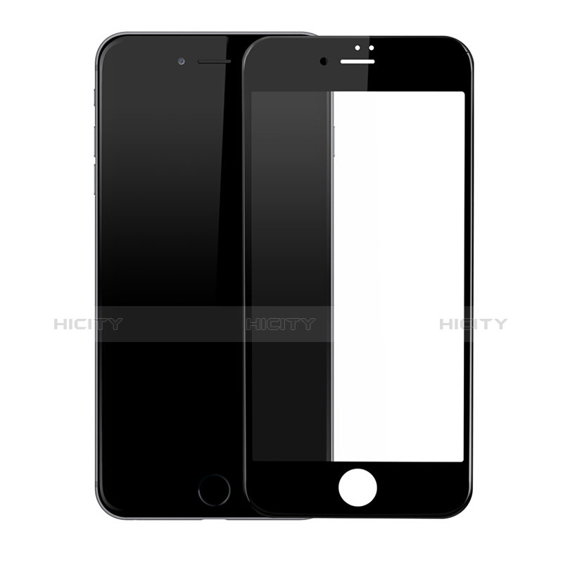 Apple iPhone 7用強化ガラス フル液晶保護フィルム アップル ブラック
