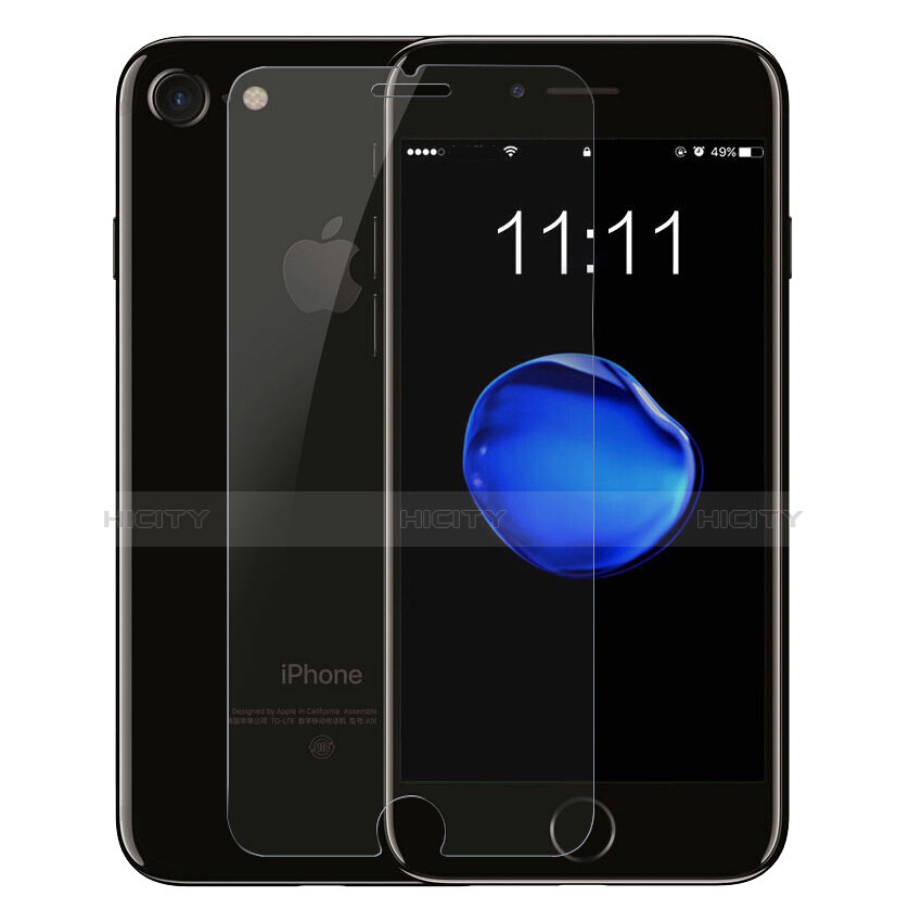 Apple iPhone 7用強化ガラス 液晶保護フィルム F09 アップル クリア