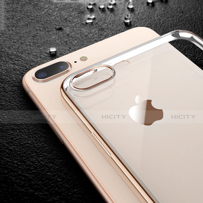 Apple iPhone 7 Plus用極薄ソフトケース シリコンケース 耐衝撃 全面保護 クリア透明 H01 アップル クリア