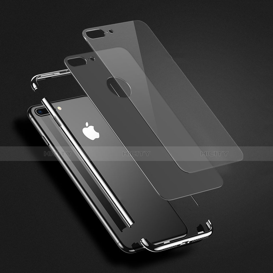 Apple iPhone 7 Plus用ハードケース プラスチック 鏡面 M01 アップル ブラック