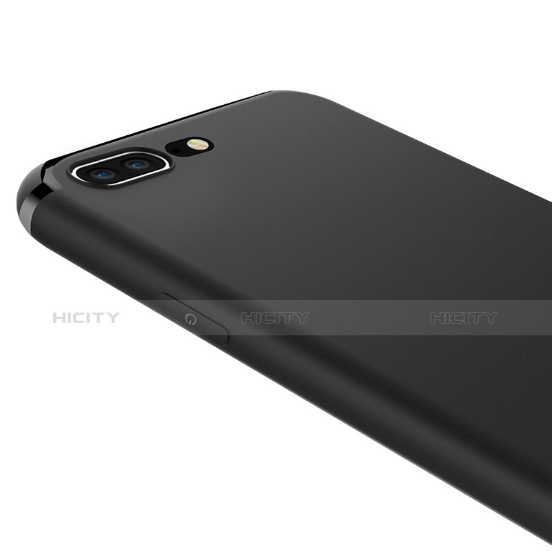 Apple iPhone 7 Plus用シリコンケース ソフトタッチラバー アップル ブラック