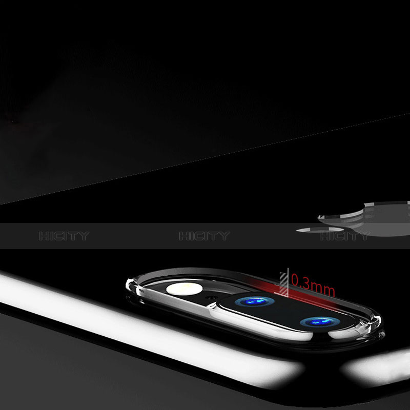Apple iPhone 7 Plus用極薄ソフトケース シリコンケース 耐衝撃 全面保護 クリア透明 T08 アップル クリア