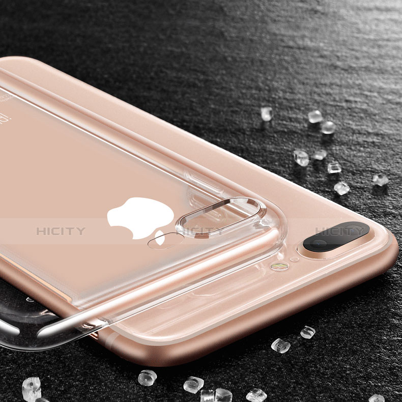 Apple iPhone 7 Plus用極薄ソフトケース シリコンケース 耐衝撃 全面保護 クリア透明 T20 アップル クリア