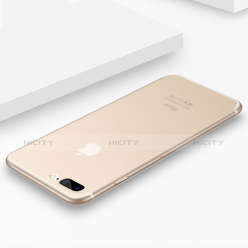 Apple iPhone 7 Plus用極薄ケース クリア透明 プラスチック 質感もマットU01 アップル 