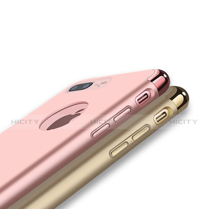 Apple iPhone 7 Plus用ケース 高級感 手触り良い メタル兼プラスチック バンパー アンド指輪 A07 アップル 