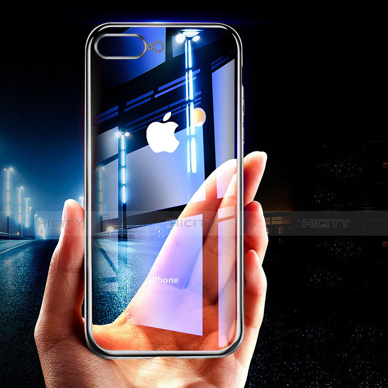 Apple iPhone 7 Plus用極薄ソフトケース シリコンケース 耐衝撃 全面保護 クリア透明 H02 アップル 