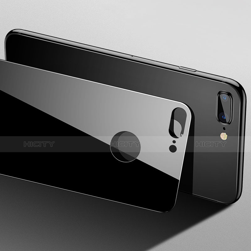 Apple iPhone 7 Plus用強化ガラス 背面保護フィルム B06 アップル ブラック