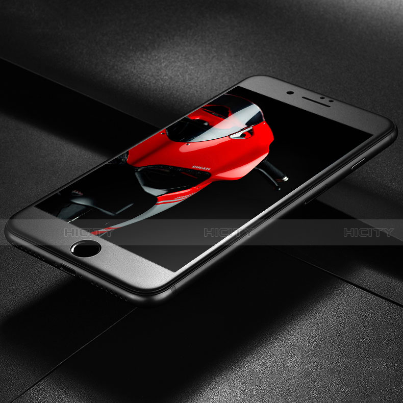 Apple iPhone 7 Plus用強化ガラス フル液晶保護フィルム F25 アップル ブラック