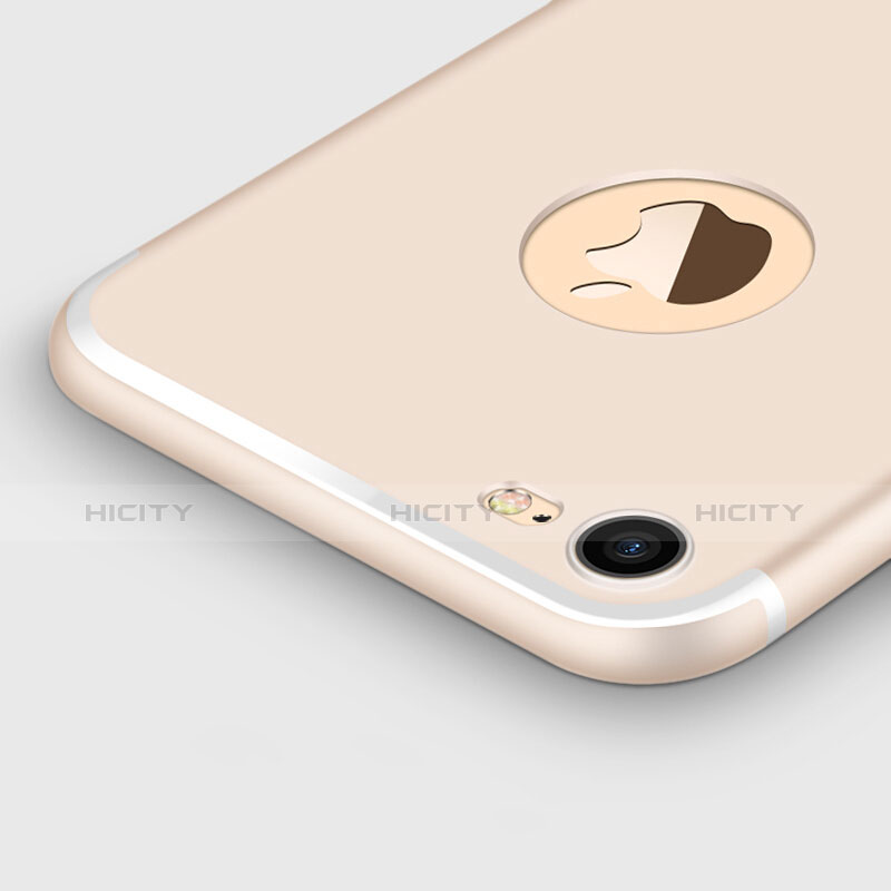 Apple iPhone 8用極薄ソフトケース シリコンケース 耐衝撃 全面保護 クリア透明 H08 アップル ホワイト