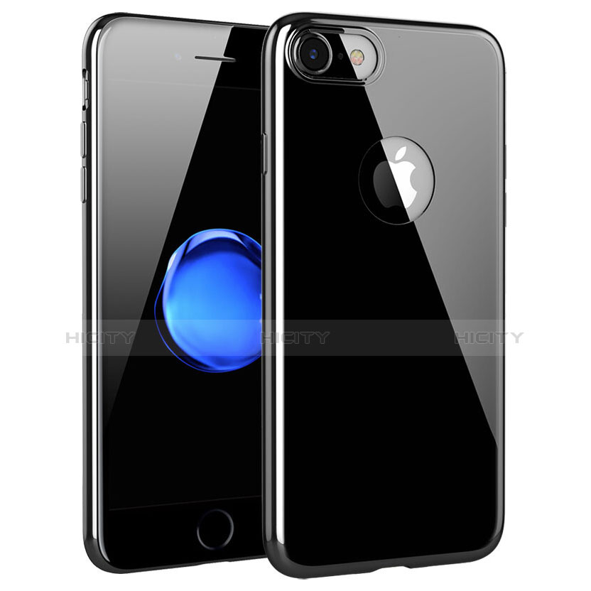 Apple iPhone 8用極薄ソフトケース シリコンケース 耐衝撃 全面保護 クリア透明 T15 アップル クリア