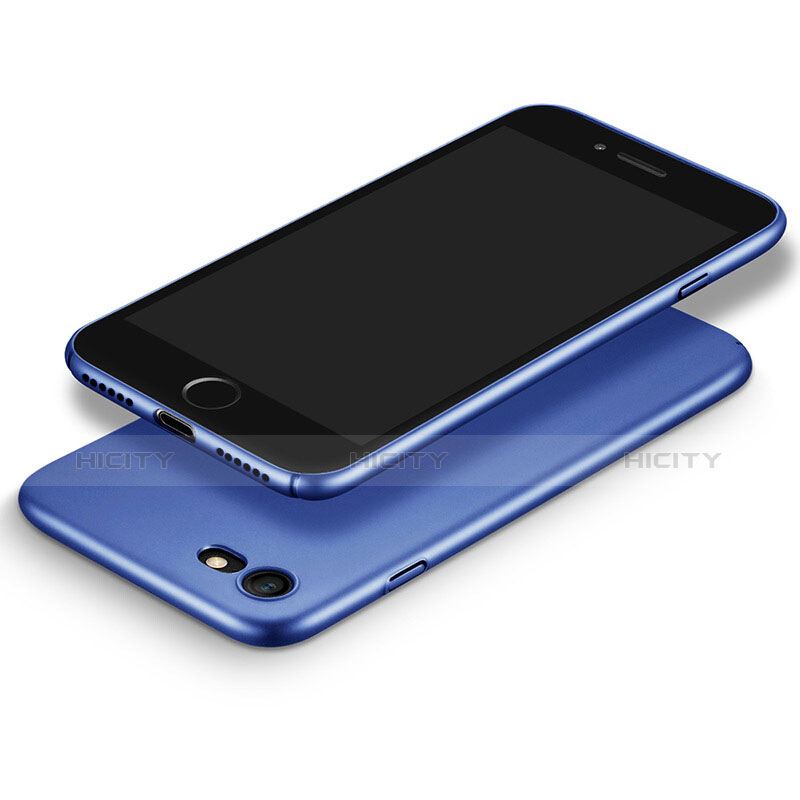 Apple iPhone 8用ハードケース プラスチック 質感もマット アップル ネイビー