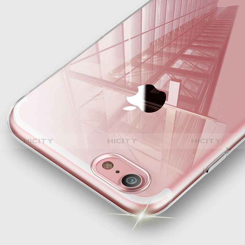 Apple iPhone 8用極薄ソフトケース シリコンケース 耐衝撃 全面保護 クリア透明 カバー アップル クリア