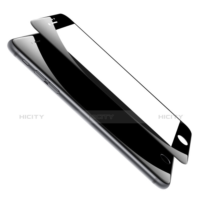 Apple iPhone 8用強化ガラス フル液晶保護フィルム アップル ブラック