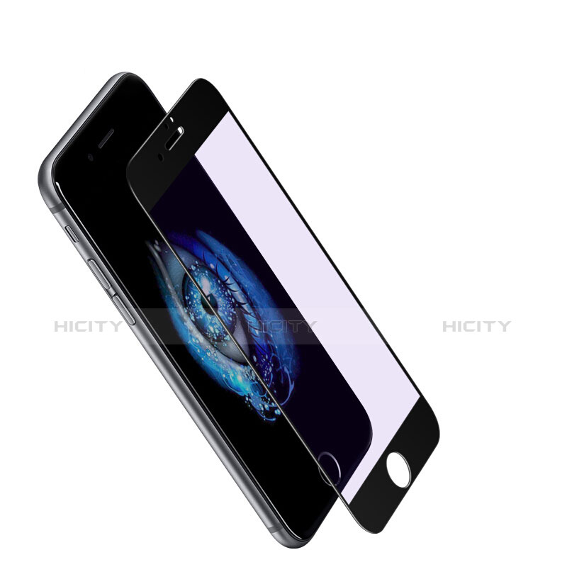 Apple iPhone 8用強化ガラス フル液晶保護フィルム F11 アップル ブラック