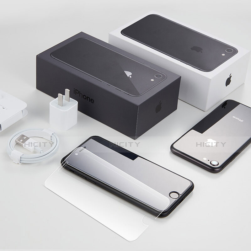 Apple iPhone 8用強化ガラス 液晶保護フィルム T02 アップル クリア