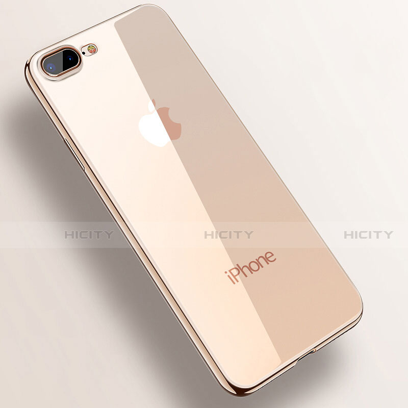 Apple iPhone 8 Plus用極薄ソフトケース シリコンケース 耐衝撃 全面保護 クリア透明 H01 アップル クリア