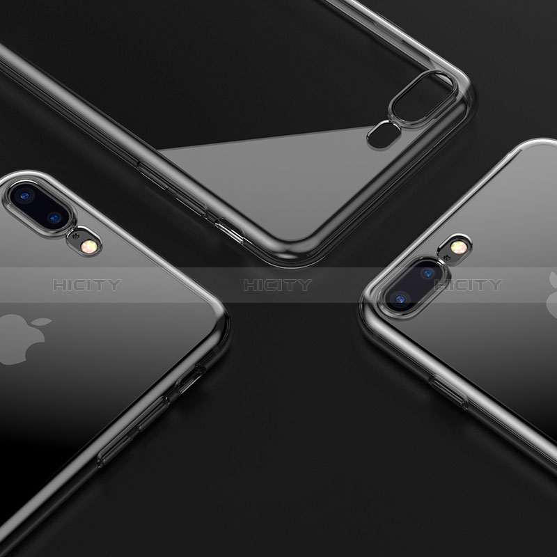 Apple iPhone 8 Plus用極薄ソフトケース シリコンケース 耐衝撃 全面保護 クリア透明 H05 アップル クリア