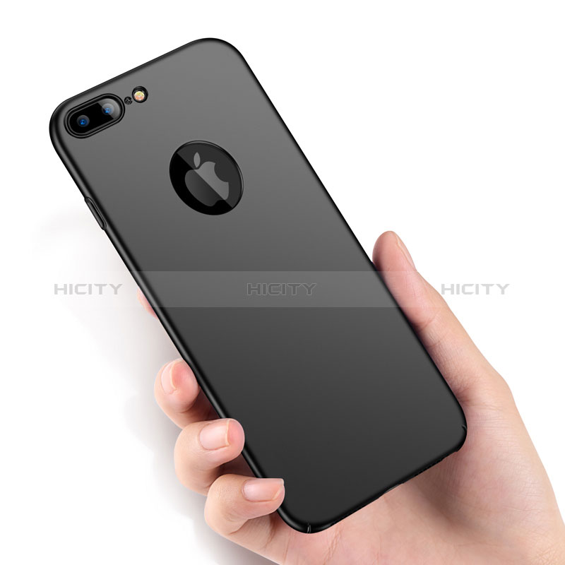 Apple iPhone 8 Plus用ハードケース プラスチック 質感もマット M08 アップル ブラック