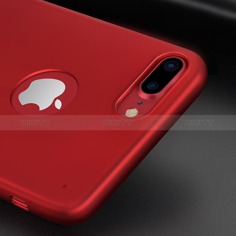 Apple iPhone 8 Plus用ハードケース プラスチック 質感もマット M11 アップル レッド