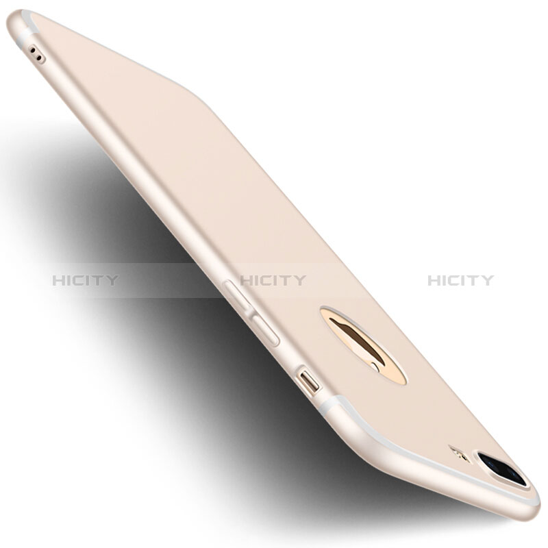 Apple iPhone 8 Plus用極薄ケース クリア透明 プラスチック アップル ホワイト