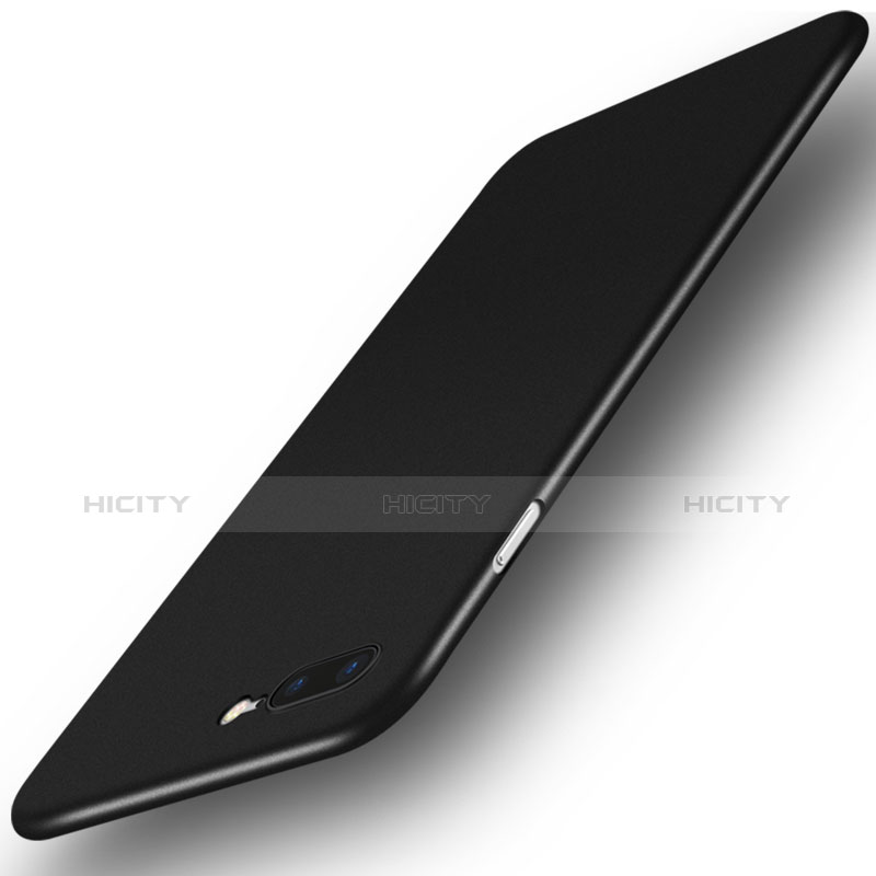Apple iPhone 8 Plus用極薄ケース クリア透明 プラスチック 質感もマットU01 アップル ブラック