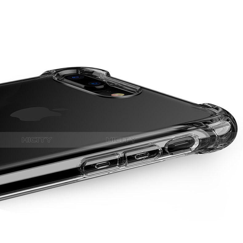 Apple iPhone 8 Plus用極薄ソフトケース シリコンケース 耐衝撃 全面保護 クリア透明 A11 アップル クリア