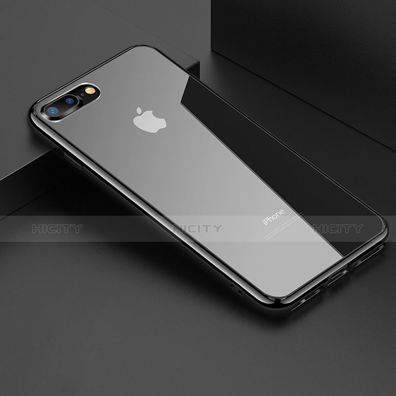 Apple iPhone 8 Plus用極薄ソフトケース シリコンケース 耐衝撃 全面保護 クリア透明 A15 アップル クリア