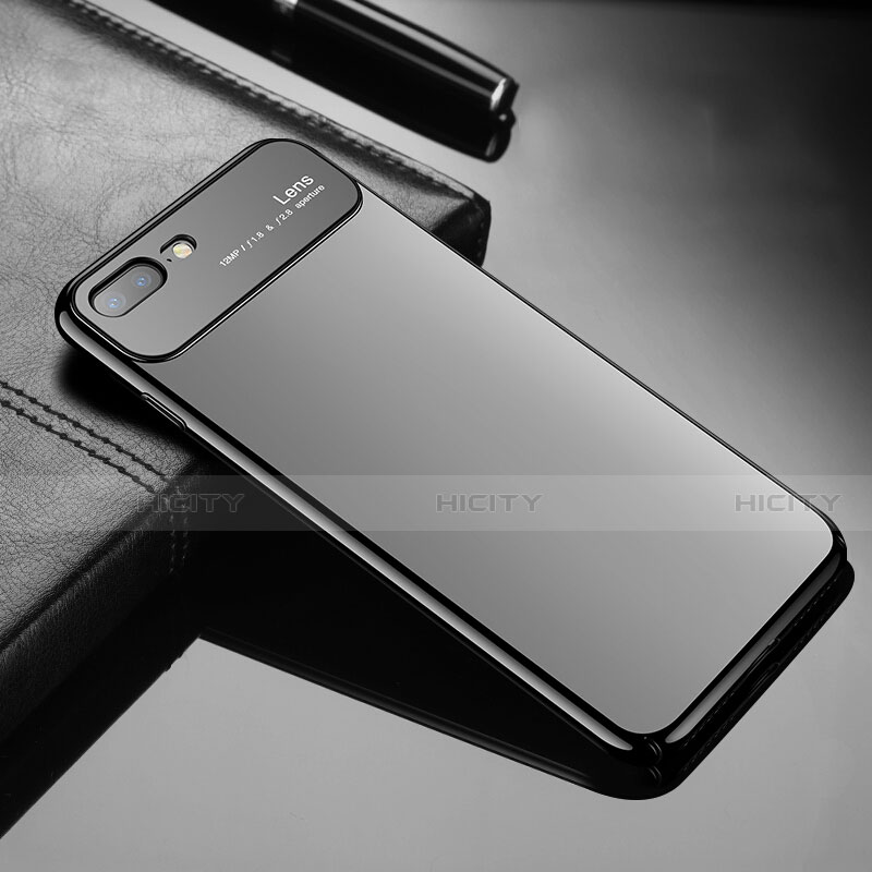 Apple iPhone 8 Plus用ハードケース プラスチック 質感もマット Z01 アップル ブラック