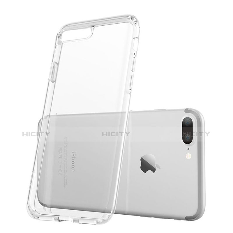 Apple iPhone 8 Plus用極薄ソフトケース シリコンケース 耐衝撃 全面保護 クリア透明 アップル クリア