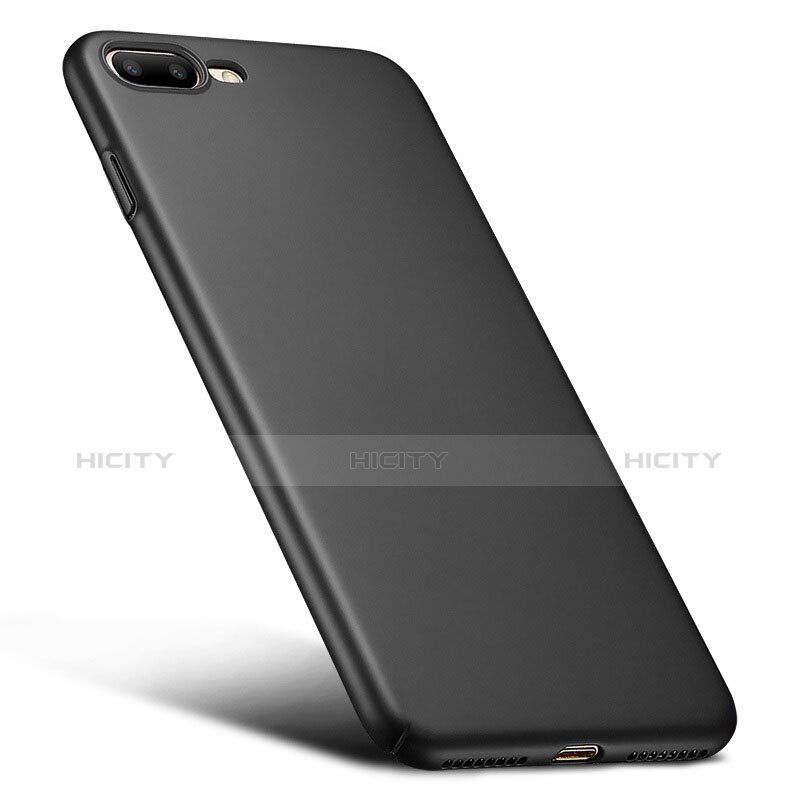 Apple iPhone 8 Plus用ハードケース プラスチック 質感もマット アップル ブラック