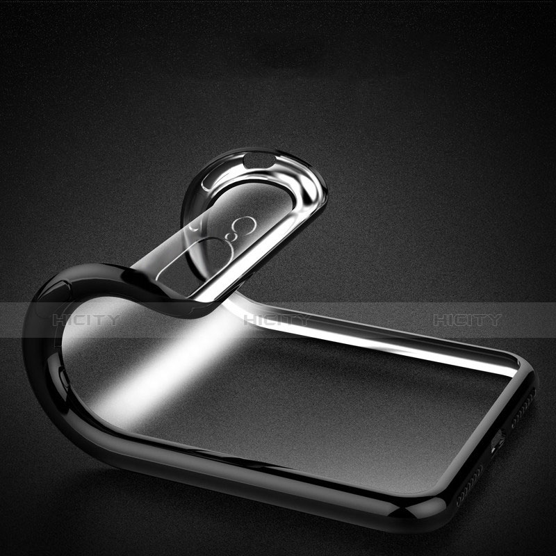 Apple iPhone 8 Plus用極薄ソフトケース シリコンケース 耐衝撃 全面保護 クリア透明 H02 アップル 