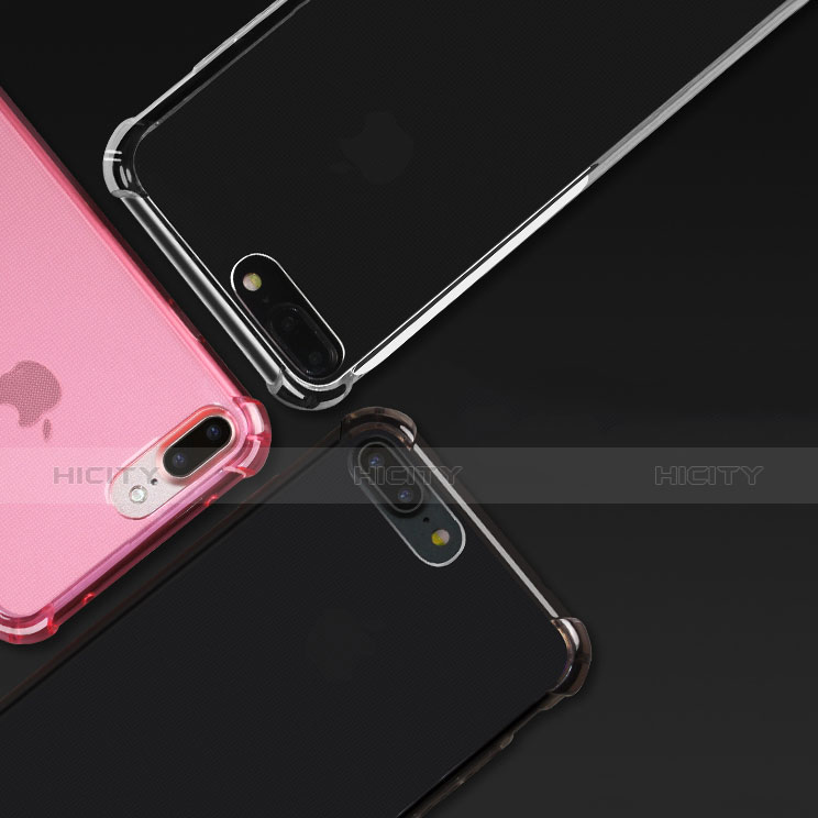 Apple iPhone 8 Plus用極薄ソフトケース シリコンケース 耐衝撃 全面保護 透明 F02 アップル 