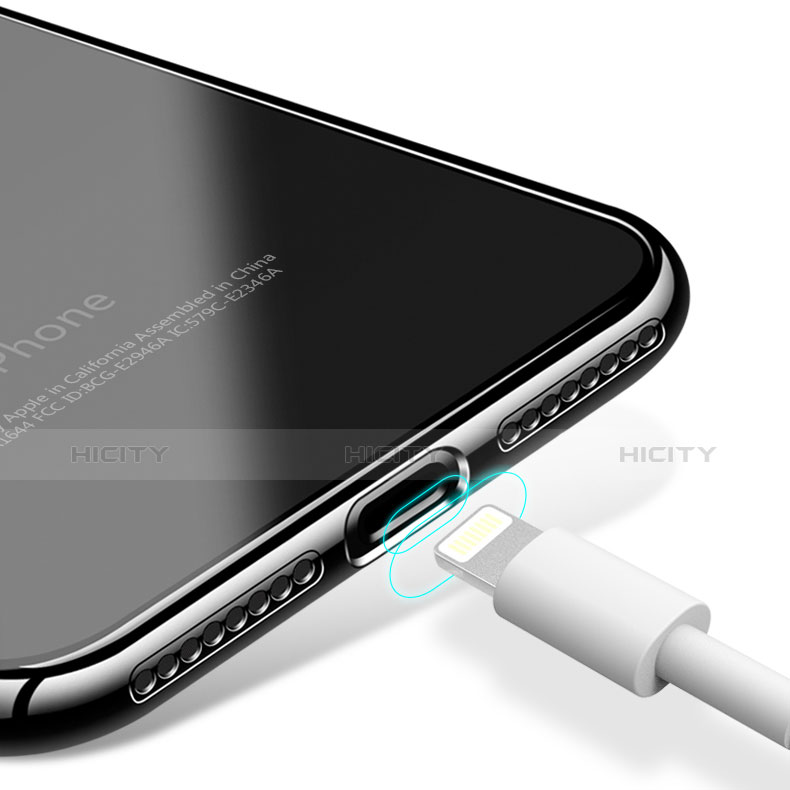 Apple iPhone 8 Plus用極薄ソフトケース シリコンケース 耐衝撃 全面保護 クリア透明 Q03 アップル 