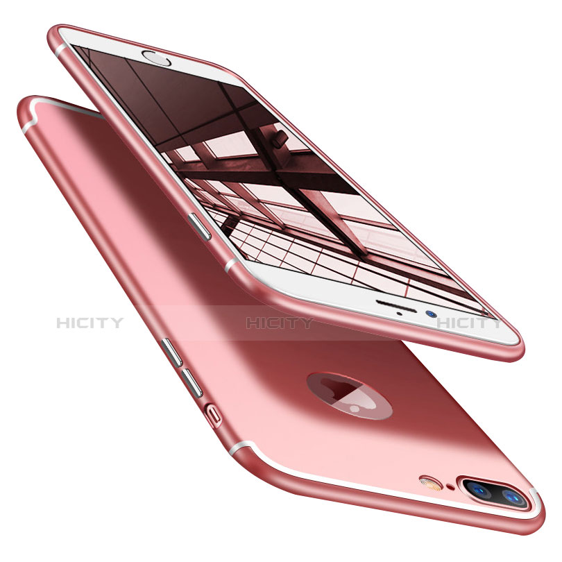 Apple iPhone 8 Plus用ケース 高級感 手触り良い メタル兼プラスチック バンパー T01 アップル 