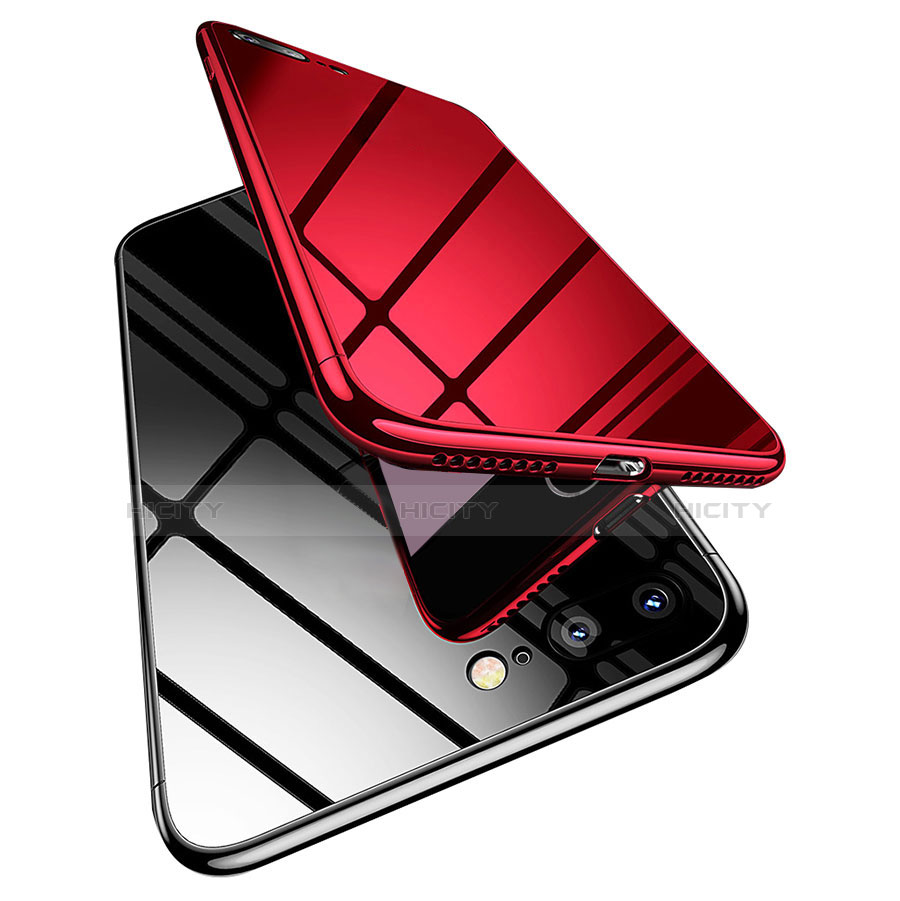 Apple iPhone 8 Plus用ケース 高級感 手触り良い アルミメタル 製の金属製 バンパー 鏡面 カバー アップル 