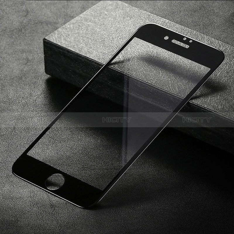 Apple iPhone 8 Plus用強化ガラス フル液晶保護フィルム C02 アップル ブラック