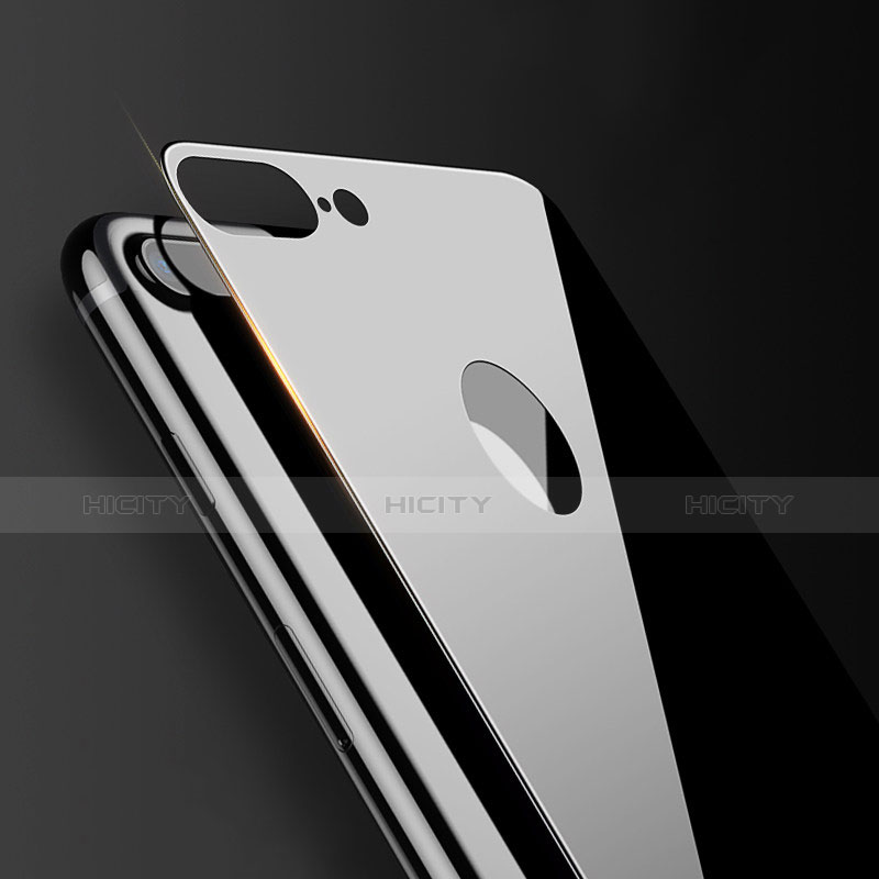 Apple iPhone 8 Plus用強化ガラス 背面保護フィルム B06 アップル ブラック