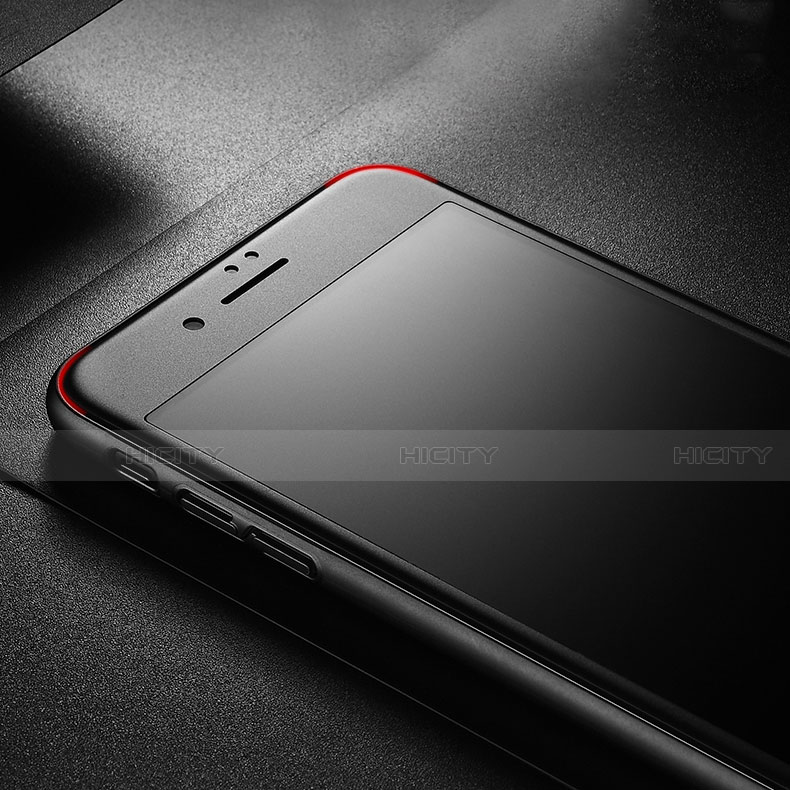 Apple iPhone 8 Plus用強化ガラス フル液晶保護フィルム F25 アップル ブラック