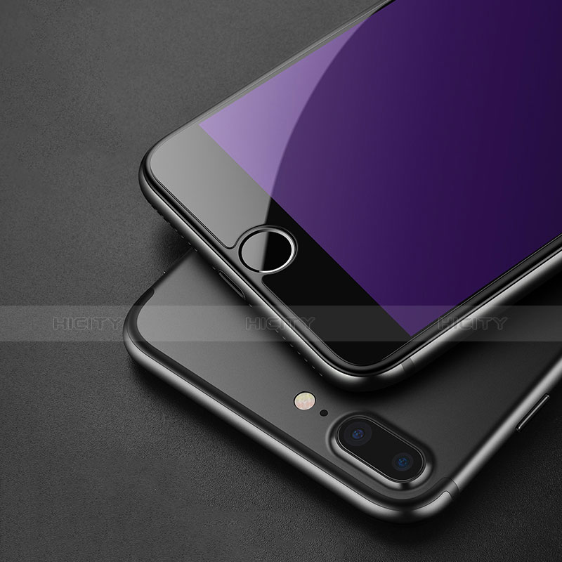 Apple iPhone 8 Plus用アンチグレア ブルーライト 強化ガラス 液晶保護フィルム B01 アップル ネイビー