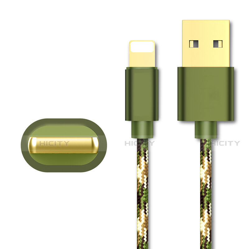 Apple iPhone SE (2020)用USBケーブル 充電ケーブル L03 アップル グリーン