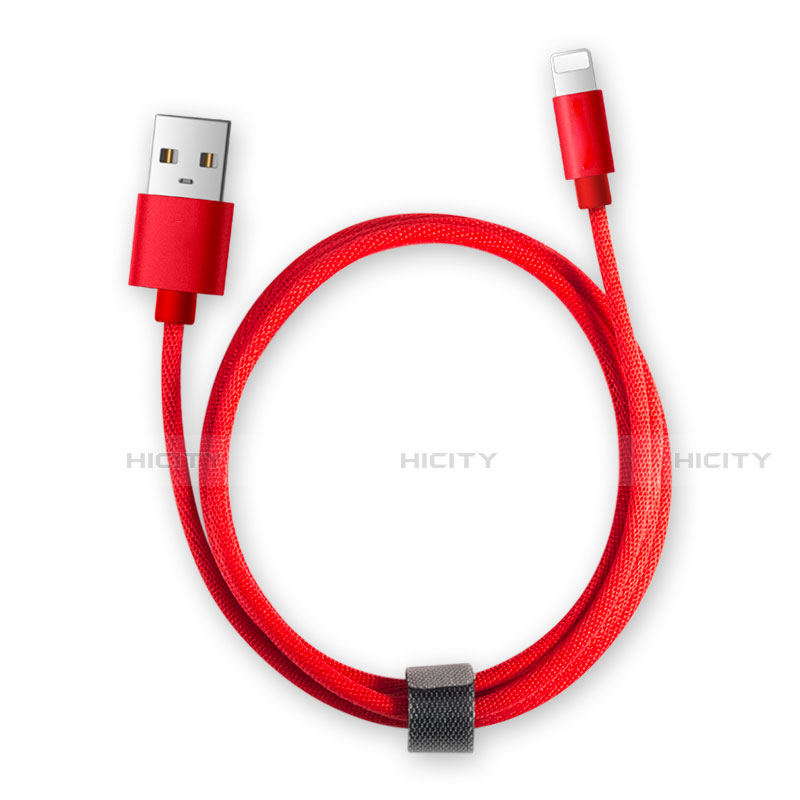 Apple iPhone SE (2020)用USBケーブル 充電ケーブル L14 アップル ブラック