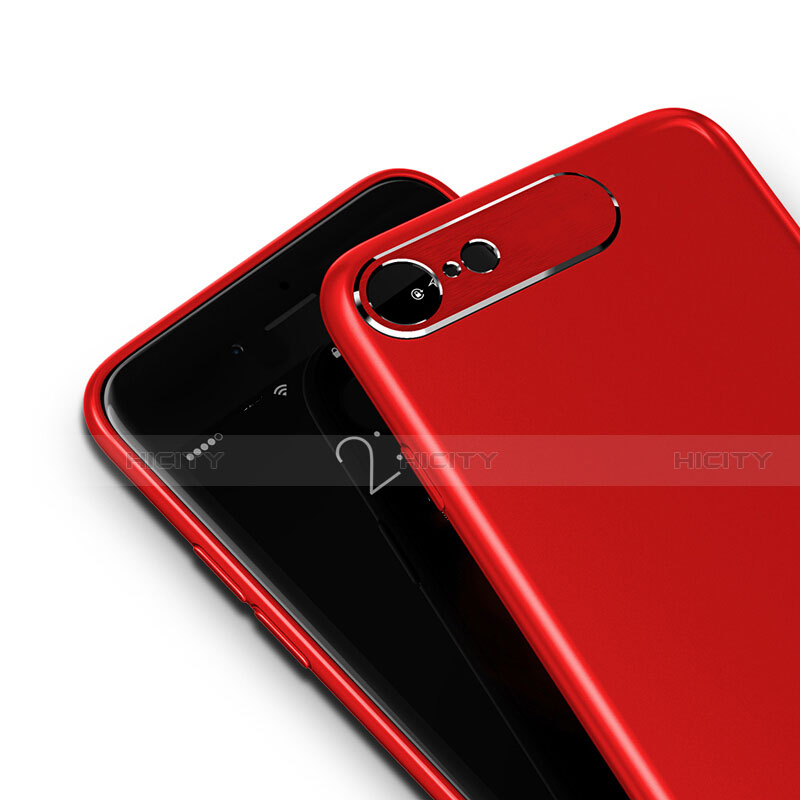 Apple iPhone SE (2020)用ハードケース プラスチック 質感もマット M02 アップル レッド