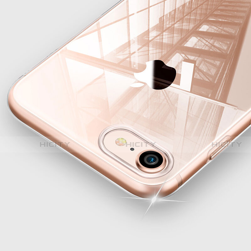 Apple iPhone SE (2020)用極薄ソフトケース シリコンケース 耐衝撃 全面保護 クリア透明 アップル クリア