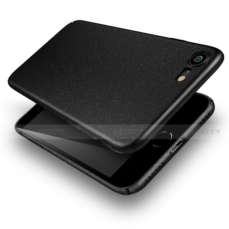 Apple iPhone SE (2020)用ハードケース カバー プラスチック アップル ブラック